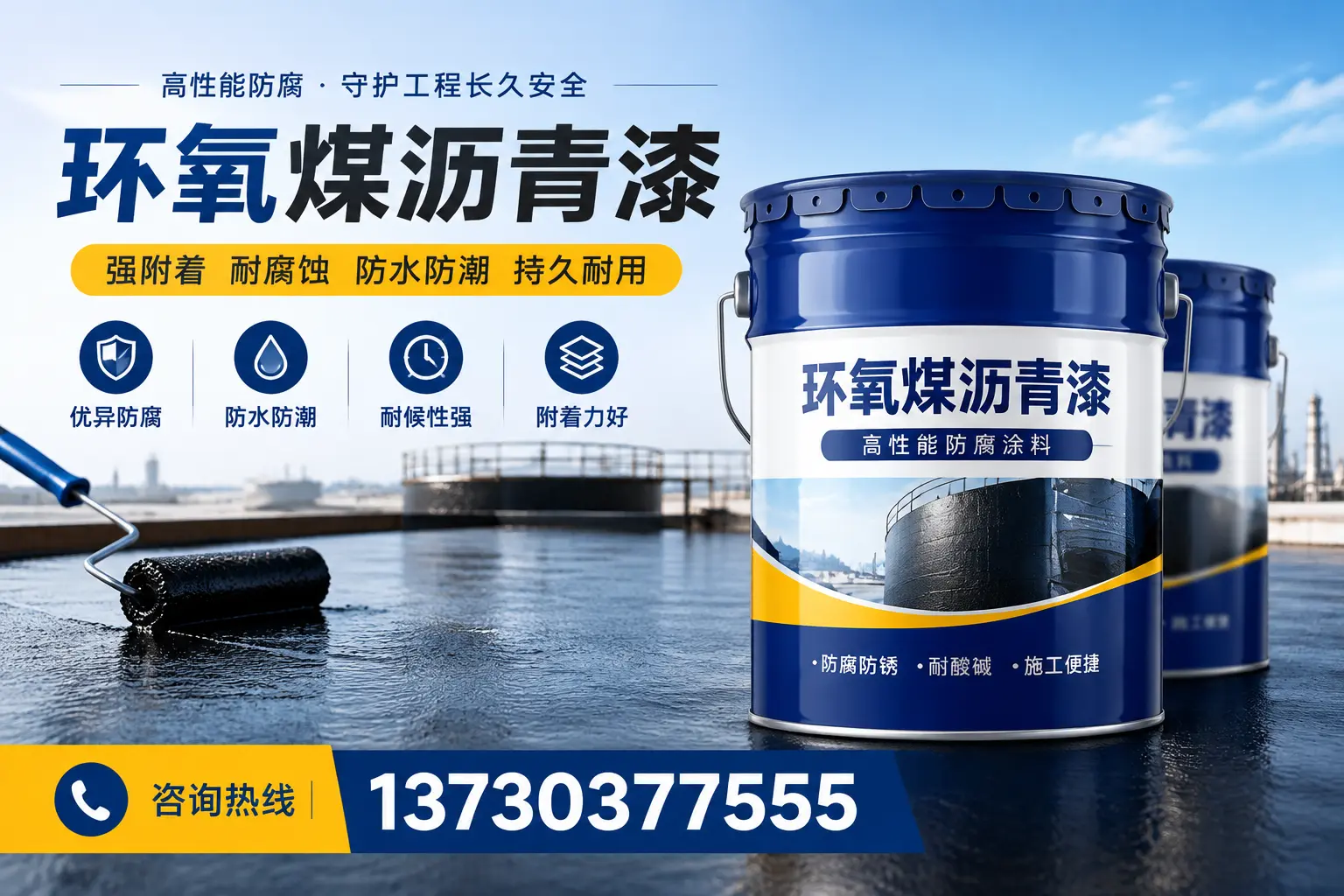 如何判断环氧煤沥青漆的质量?通辽消费者指南